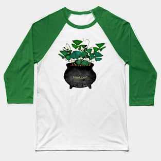 A Pot O' Shamrocks Baseball T-Shirt